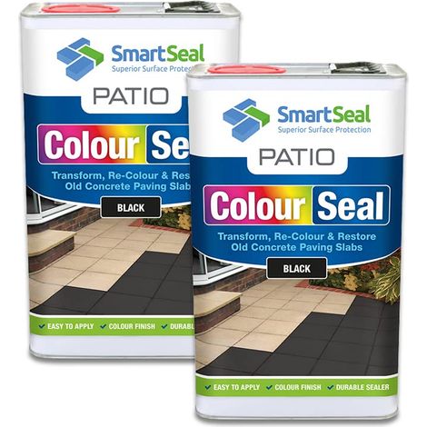 Patio ColourSeal - Black - 2 x 5 Litres
