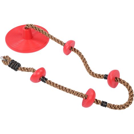 Balançoire sécurisée pour enfants, plateforme disque, sièges de balançoire d'intérieur et d'extérieur, jeu d'éveil pour jardin et aire de jeux. (1/5)