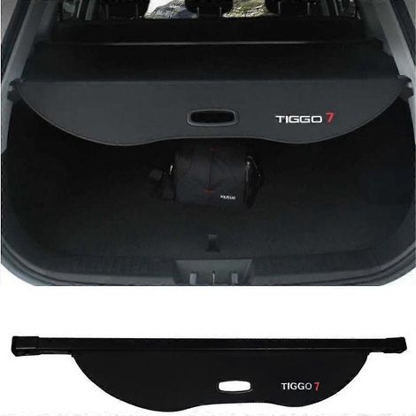 Cache-bagages pour Chery Tiggo 7 Pro 2021-2025, cache-coffre arrière rétractable, protection et pare-soleil ( ) (1/5)