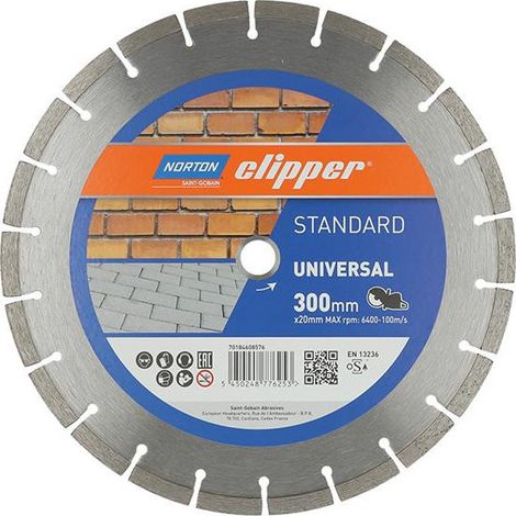 Disco Diamantato Standard Universale Ø300