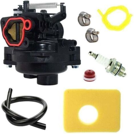 Carburador para motores Briggs & Stratton XU, filtro de repuesto con accesorios para desbrozadora/cortacésped 799584 796584 591109 594058 - (1/4)