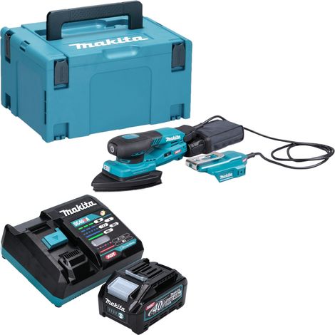 Makita BO 006 CGM101 Levigatrice a delta a batteria 40 V max. 100 x 150 mm 3,0 mm di corsa Brushless + 1x batteria ricaricabile 4,0 Ah + caricabatterie + Makpac (1/5)