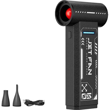 W05 Fan Power Air Blower Portable Sans Nettoyeur de Clavier D'Ordinateur 140000RPM Brushless Turbo Fan Air Duster (1/5)