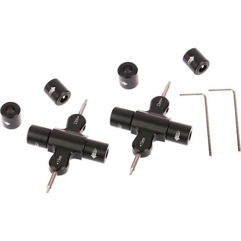 2er-Set Schnellspannschlüssel aus Aluminiumlegierung für M5-Sechskantmuttern von FPV-Motoren (1/5)