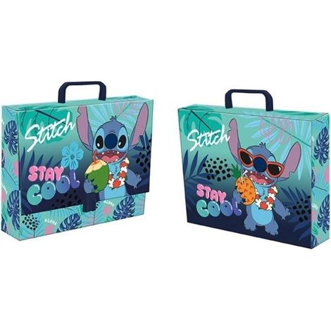 Lilo und Stitch A4 XL Schulmappe mit Griff für Kinder (1/2)