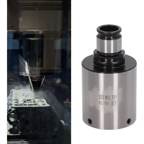 Mandrin à filière ronde TC820-M22-M24, filetage extérieur, changement rapide, interface de filetage, diamètre extérieur 31 mm, filetage fin (1/5)