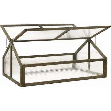 Maison Exclusive - Serre Gris 114x80x50 cm Bois de sapin (1/5)