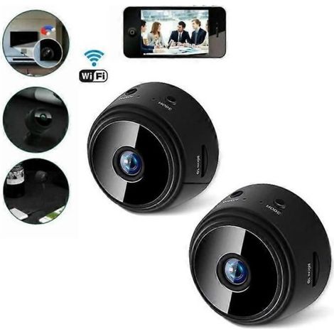 Caméra de surveillance HD 1080P avec vision nocturne et enregistrement audio pour usage domestique et professionnel