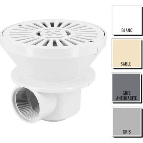 Bonde de fond en ABS AstralPool Ø 180 mm - piscine béton