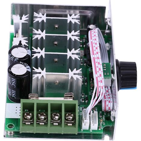 Variateur de vitesse PWM 12V-80V 30A pour moteur CC avec boîtier et affichage LCD numérique réglable (1/5)