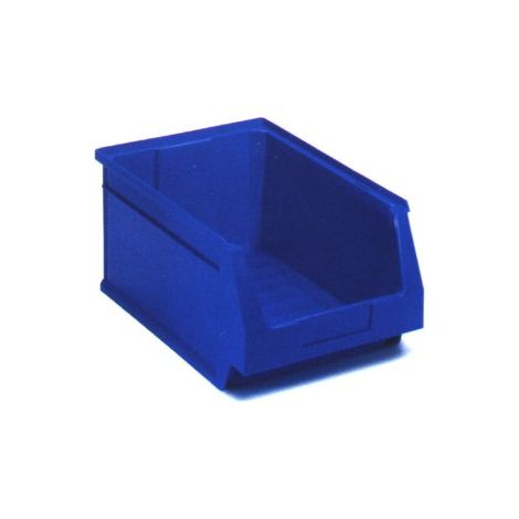 Tayg Stapelbarer Sichtlagerkasten aus Kunststoff für Schrauben und Kleinteile, Teilebox mit Etikettenhalter für Werkstatt Garage Lager, blau, 8,3 l, 336 x 216 x 160 mm