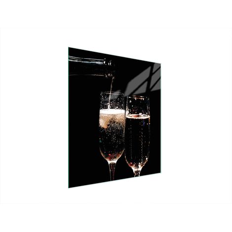 Planche à découper en verre 45x52 vin (1/5)