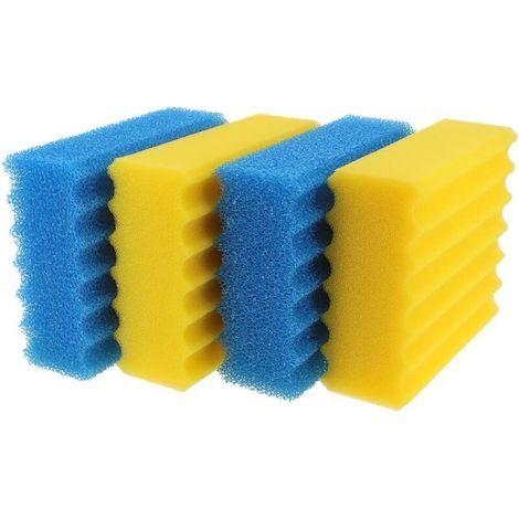 Éponge Filtrante - Pour Filtre de Bassin Biologique CBF-350 et CBF-350B - Mousse Mécanique et Biologique - Lot de 4 (1/5)
