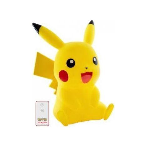 Teknofun 811356 Pikachu Sitting Lampada LED Pokemon 40cm per Bambini colore Giallo