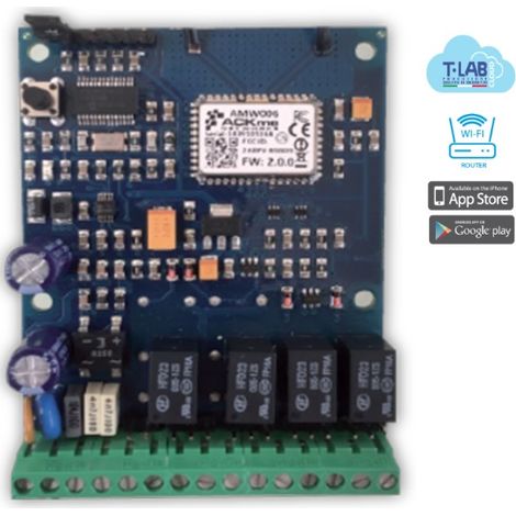 Scheda Wi-fi Per Domotica Smart Dfm Tidomowifi Accessori Antifurto Allarme Nuovo