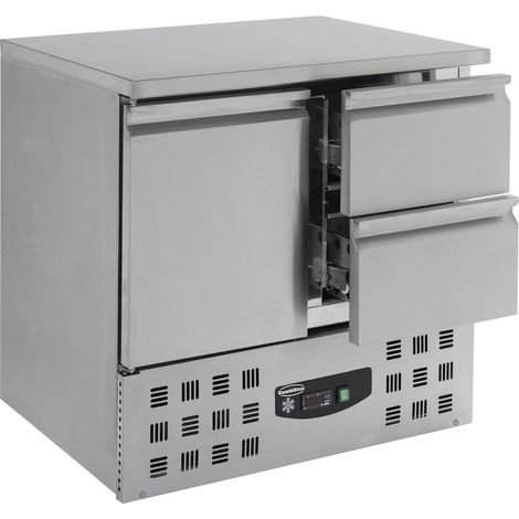 Table réfrigérée positive compacte - 1 porte 2 tiroirs - Combisteel (1/3)