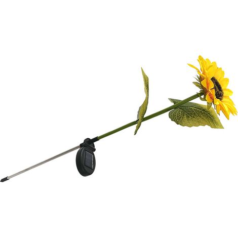 Lampes solaires tournesol multifonctionnelles et innovantes à LED, idéales pour décorer allées et jardins. (1/5)