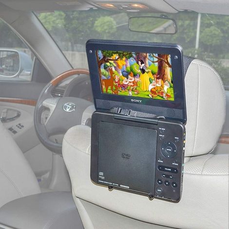 Support Voiture Appui-tête pour Lecteur de 6- 10 pouce DVD Portable (1/5)