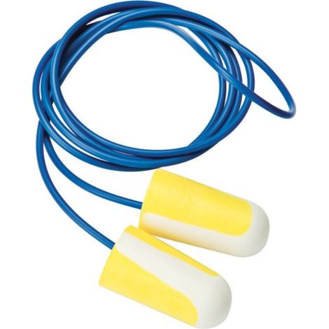 Protectores auditivos SNR 33dB con cordón Bilsom (100 pares)