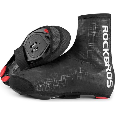 Cubrezapatos cortavientos e impermeables de 42-46 cm - negro (1/5)