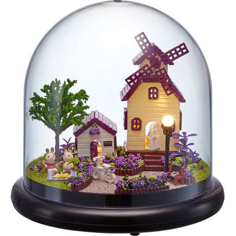 Kit Maison Miniature DIY - Avec Lumières LED - Décoration Intérieure - Pour Adultes et Enfants - 1 Pièce (1/5)