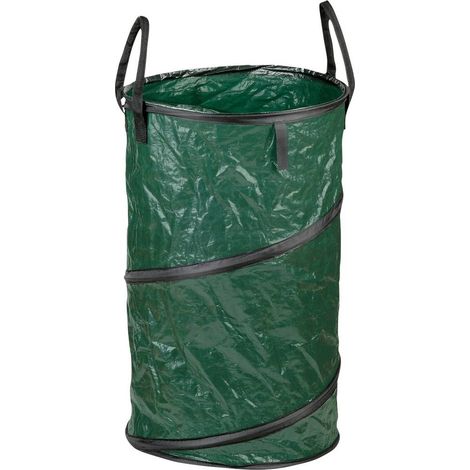Meister Werkzeuge 9960970 Sacco da giardino 160 l Verde scuro (1/4)