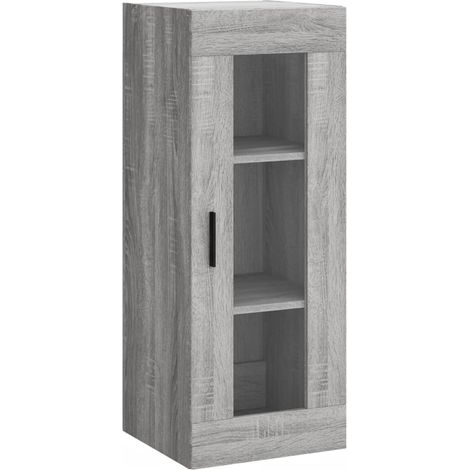Maison Exclusive - Armario de pared gris Sonoma 34,5x34x90 cm (1/5)