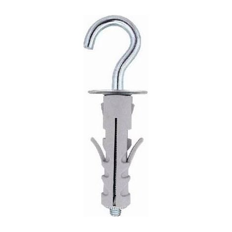 100 x TASSELLO IN NYLON CON OCCHIOLO APERTO ZINCATO Misura: Tass 9X40 Occhiolo M4