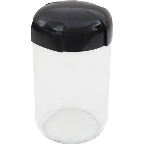 BARATTOLO IN VETRO SMART 9 XH15 CM CON TAPPO IN PLASTICA ASSORTITO