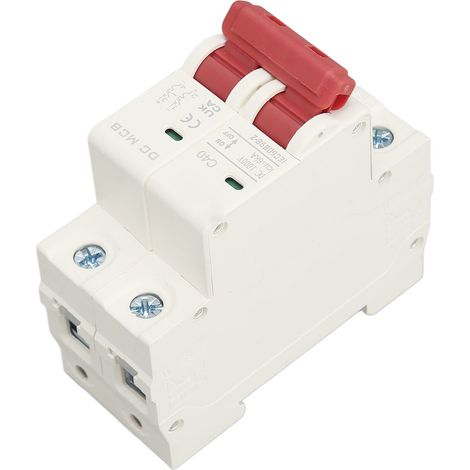 Disjoncteur miniature 2P DC 40A DZ47s 63Z 1000V, pouvoir de coupure 6000A, protection circuit électrique solaire (1/5)
