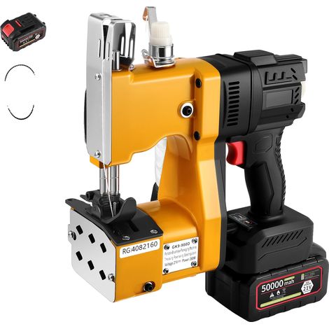 Machine à coudre à sacs, 190W de puissance, batterie de 50000mAh (1/5)
