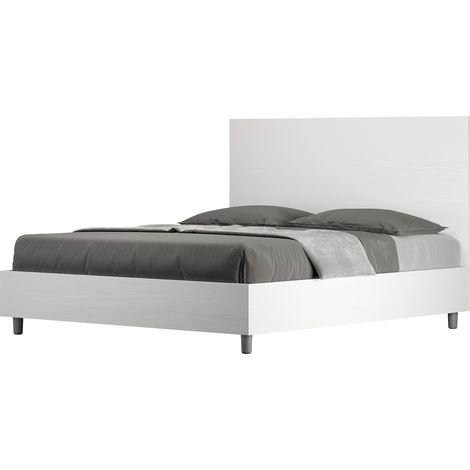 Letto matrimoniale contenitore 160x200 bianco frassino New Egos (1/5)