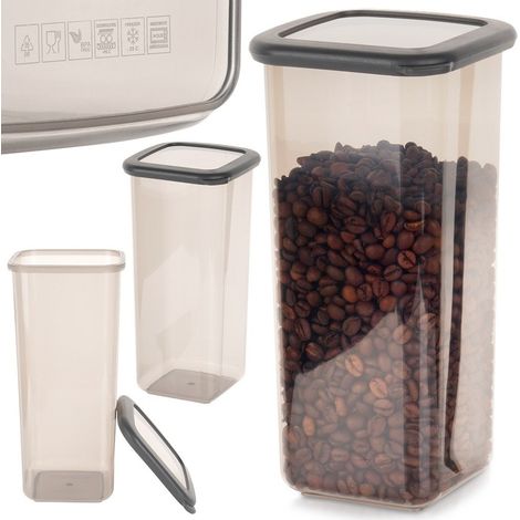 Contenitore da cucina per alimenti sfusi, caffè, zucchero, sale, pasta 1,6 l (1/5)
