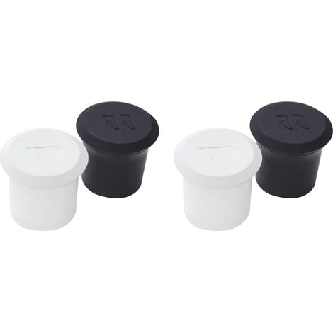 Moules à Glaçons Animaux Blanc et Noir, Lot de 2 Ours Polaire et Pingouin en Boîte PVC (1/5)