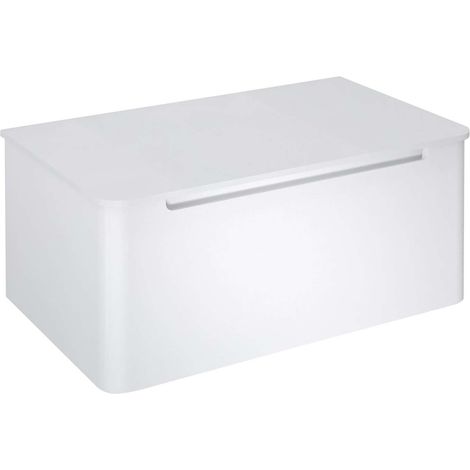 Sapho Kerala - Waschbeckenunterschrank 80x48x35 cm, 1 Schublade, weiß KR080-3030 (1/5)
