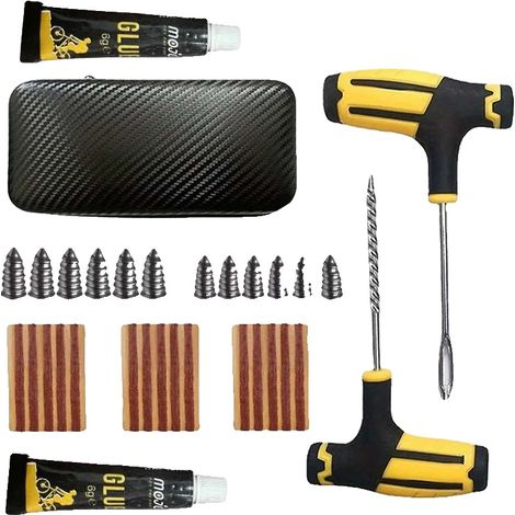 Kit de reparación de neumáticos, herramientas en T, compatibilidad universal, H (1/2)