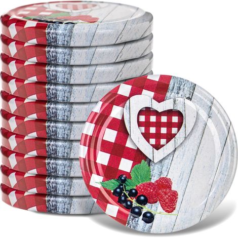 KADAX Deckel für 82 Stück, 10 Stück, Gitter mit Herz (1/5)