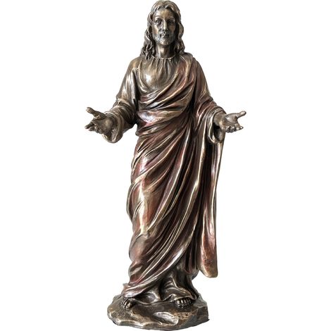 Statuette Christ Miséricordieux de couleur bronze (1/5)
