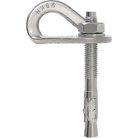 Point d'ancrage spécial pour hamac, clou d'escalade M10 en acier inoxydable 25 kN, pièce de suspension pivotante (ex-JP) (1/5)