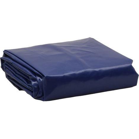 Bâche bleue, 1 x 2,5 m, 650 g/m²
