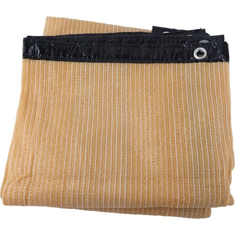 Filet de protection solaire en maille pour bord couvert de jardinage, Protection contre la lumière du soleil pour balcon et cour (22m) (1/5)