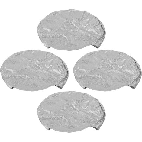 4pcs Housse de Roue Imperméable Film Aluminium Anti-UV Protection Pneu pour Voiture Camion SUV Camping-car (Pneus 23-25 Pouces) (1/5)