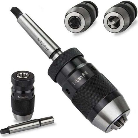 Mandrin de perceuse sans clé 1-16 mm B16 Mandrin de perceuse sans clé pour tour