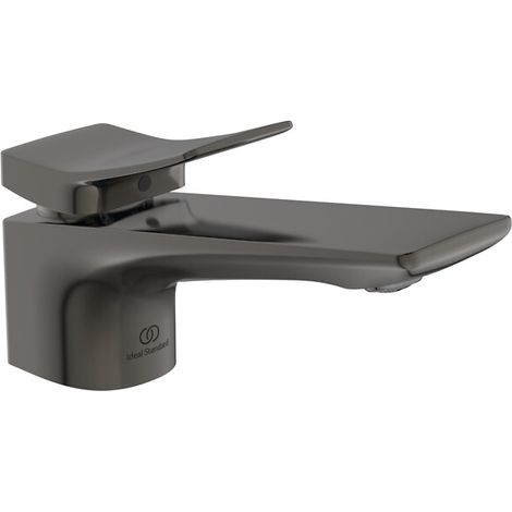 Mitigeur lavabo avec tirette et vidage Conca métal Or (1/5)