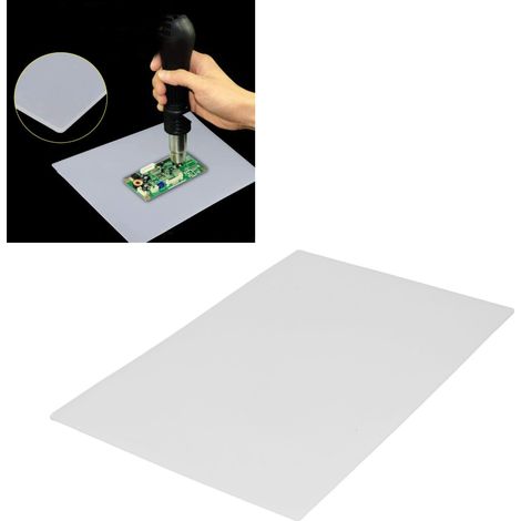 Coussinet isolant en silicone blanc KGX-101, résistant aux hautes températures, pour soudage à chaud, coussinet de réparation (1/5)