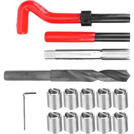 Kit de réparation de filetage en acier inoxydable M14x1.25, haute dureté, large application, performances, usure, entretien facile avec des unités -Imperial filetées (1/5)