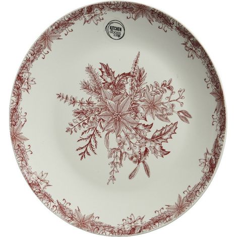 Assiette en porcelaine 26 cm.