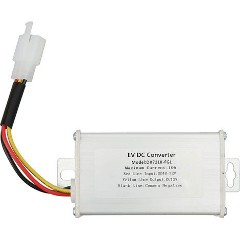 Réducteur de Tension, Entrée 48 V/72 V vers Sortie 12 V 10 A, Module de Transformateur de Puissance pour Véhicules électriques, Module Convertisseur de Régulateur de Tension. (1/5)