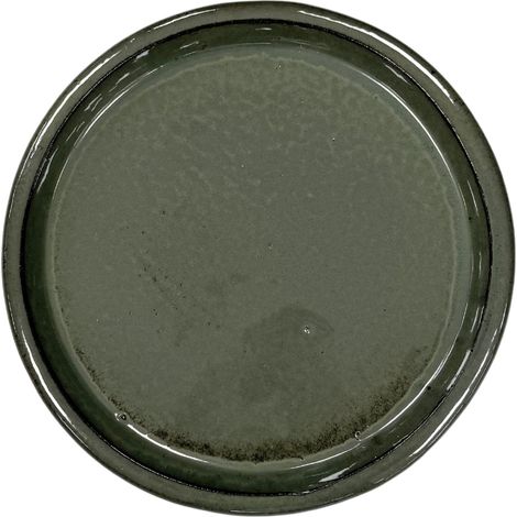 Sottovaso rotondo 33cm verde crema