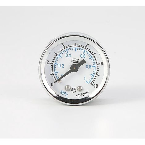 Mini-Manometer, 1 Stück, zur Messung von Luft, Öl, Kraftstoff und Wasser in bar/psi. (1/3)
